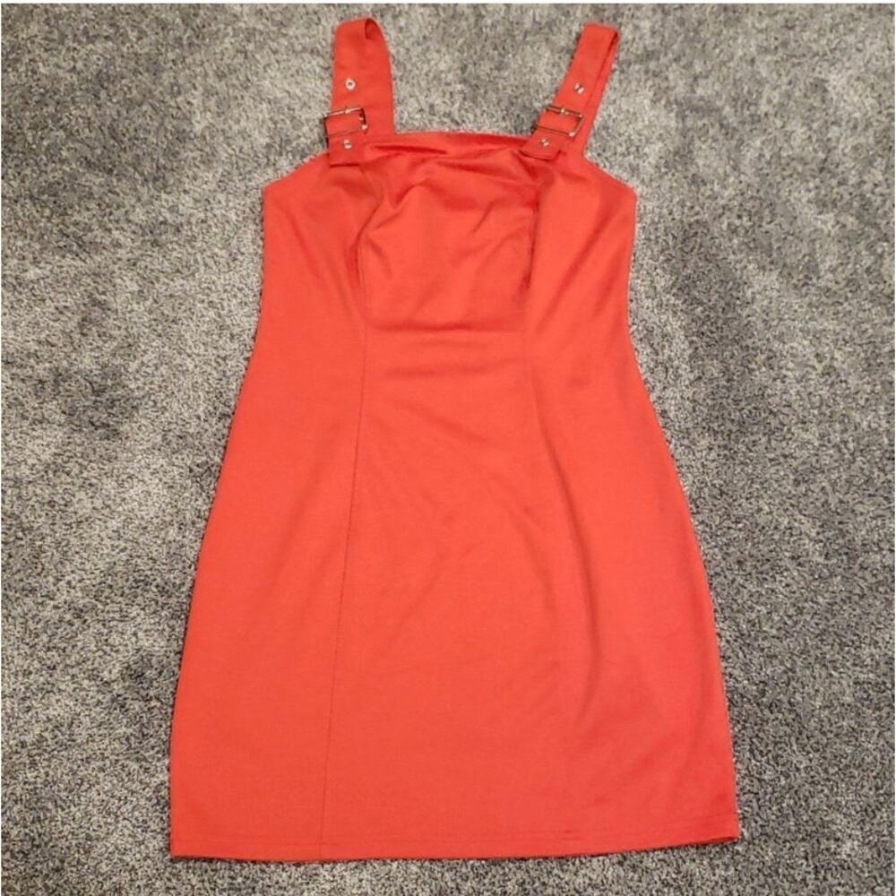 Belt Strap Mini Dress- Size Junior's Medium